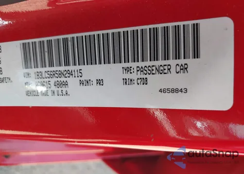 2008 Dodge Avenger Sxt из США, поврежденный, VIN 1B3LC56R58N294115